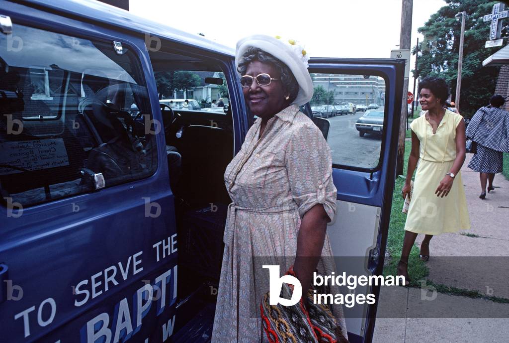 African American Member Of Batist Church Congregation, St Louis, Missouri, USA  (photo)