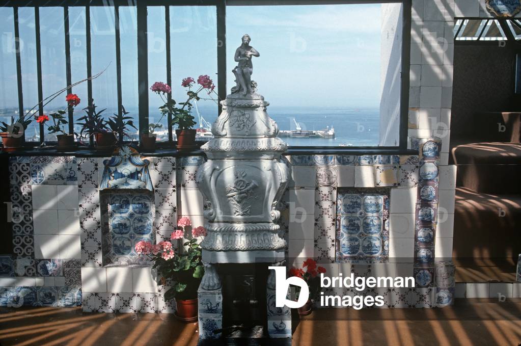 The lookout in Hauteville House, St Peter Port, Guernsey, Channel Islands, where Victor Hugo in exile from 1855 to 1870 used to write, 1980 (photo)