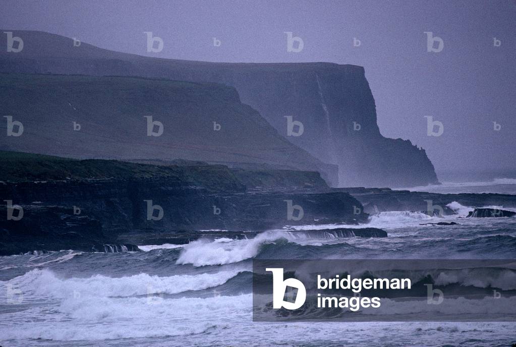 Cliffs Of Moher, County Clare, Ireland. Referred To By W. B. Yeats In 'Who Goes With Fergus'.  (photo)