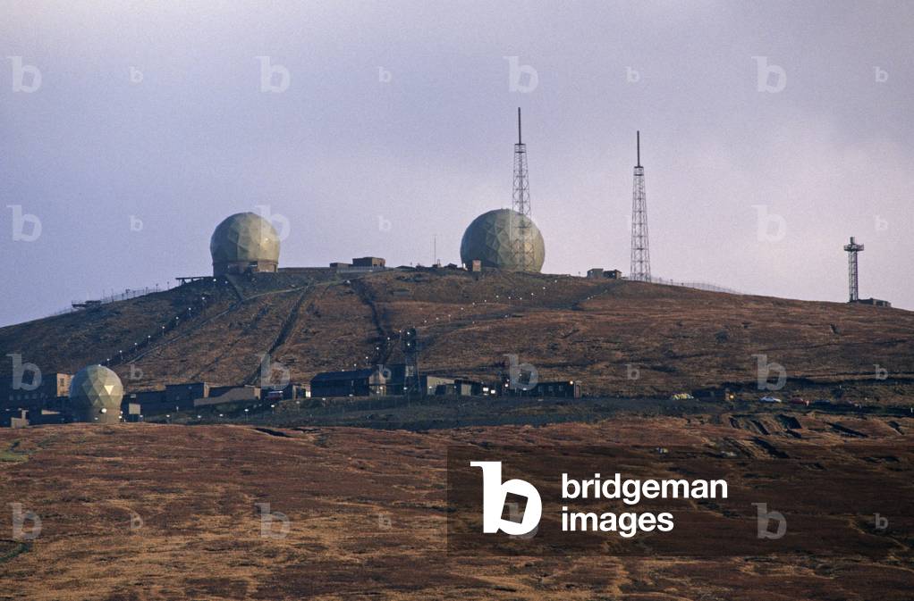 Saxa Vord, early warning station in the Shetlands, being the closest in Britain to the Soviet Union (photo)