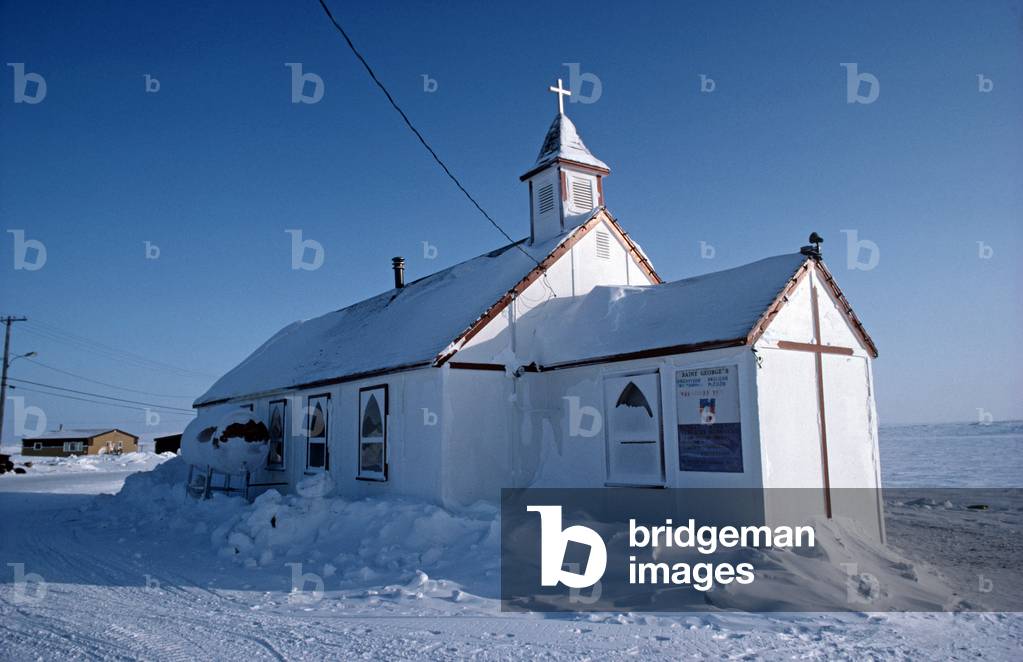 St George's Anglican Mission, Cambridge Bay, hamlet on Victoria Island, Nunavut, Canada (photo)