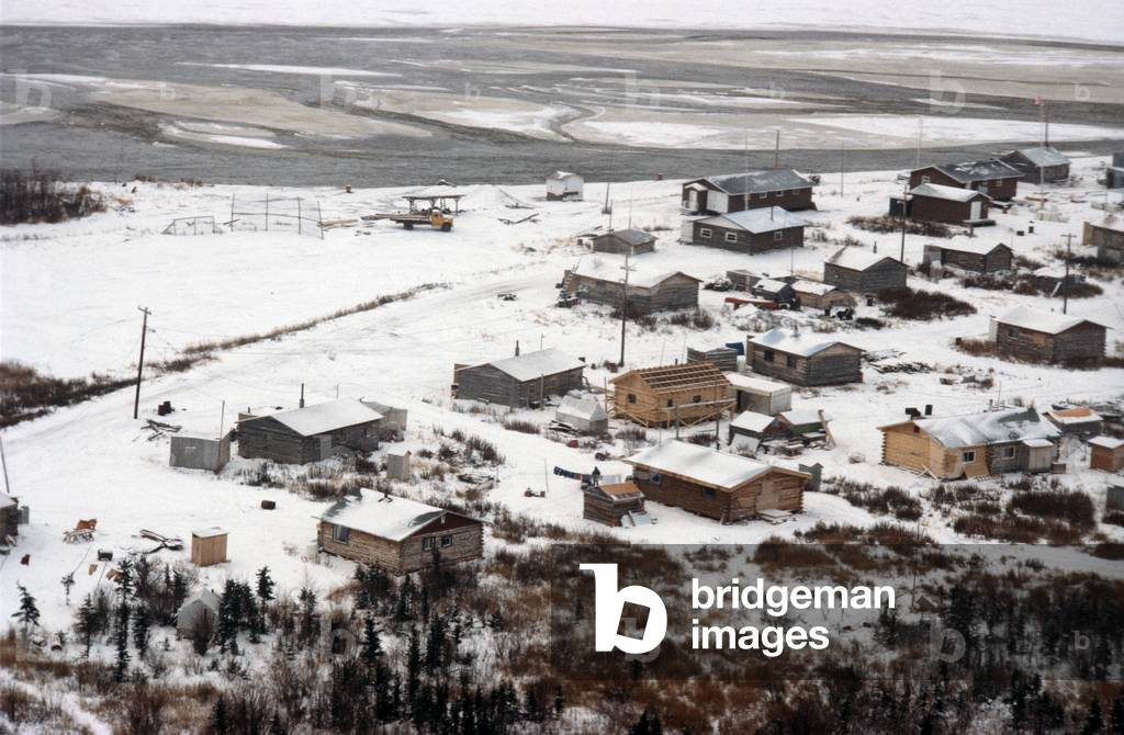 Old Crow community, Yukon, Canada (photo)