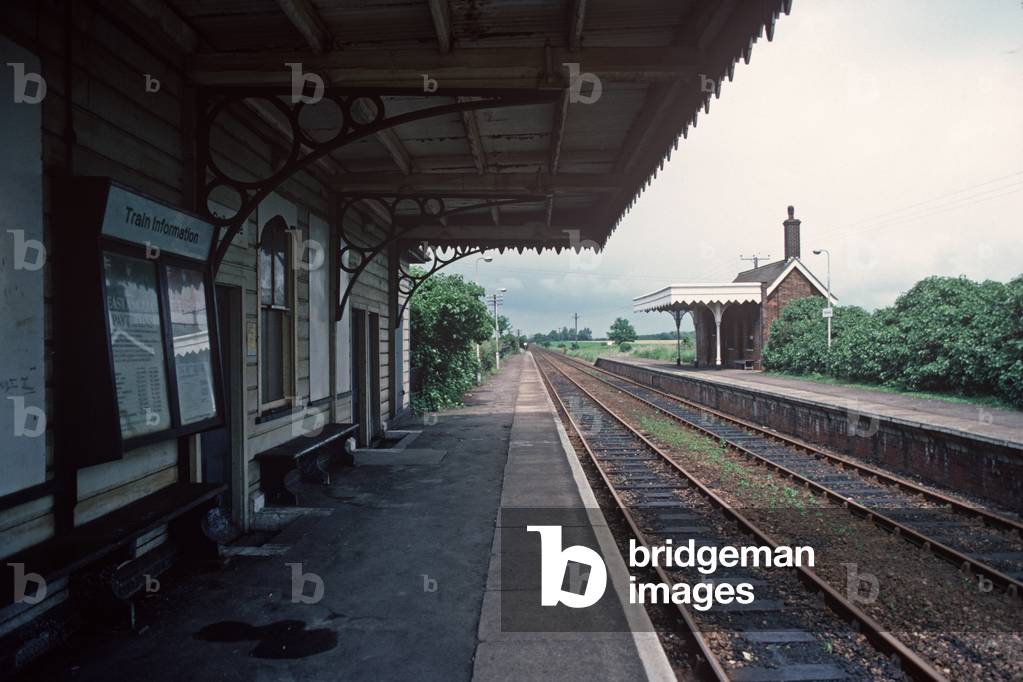 Salhouse railway station on the Norwich  to Sheringham line, Norfolk, England, 1982 (photograph)