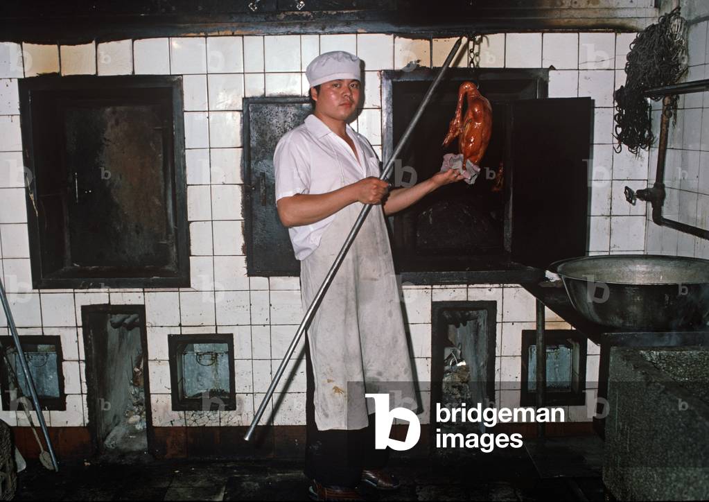 Peking duck restaurant kitchens, Beijing, China (photo)