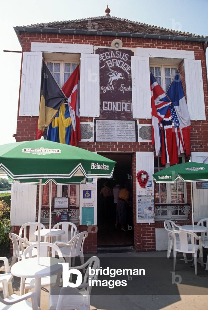 Pegasus Cafe, next to the Pegasus Bridge, Normandy, France (photo)
