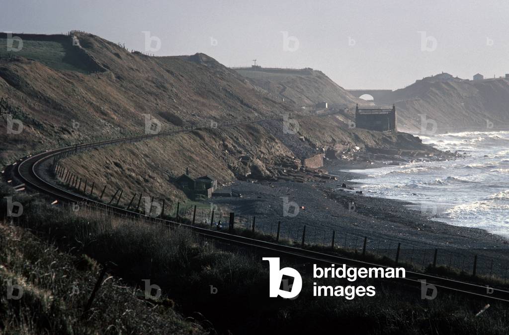 British Rail Cumbrian coast railway line, North West England, 1981 (photograph)