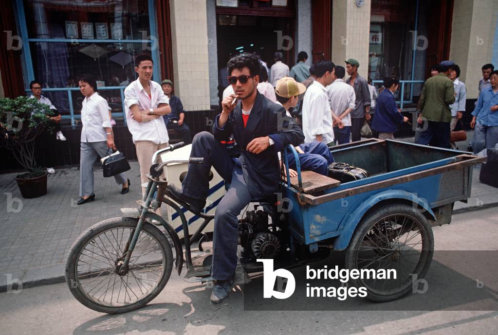 Pedal taxi. Shenyang, Liaoning Province, China. (photo)