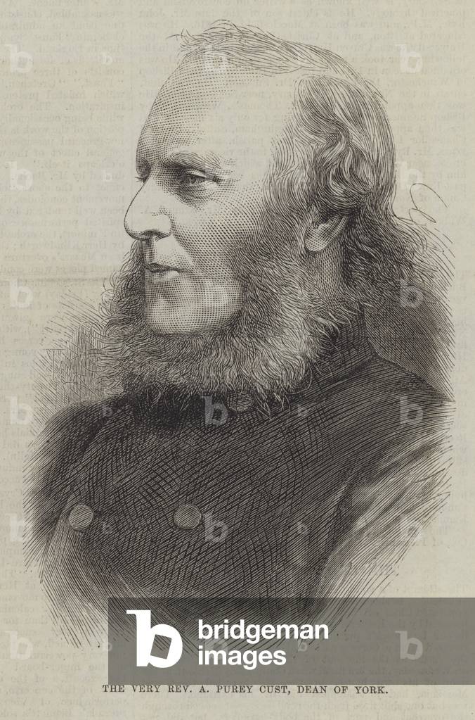 The Very Reverend A Purey Cust, Dean of York (engraving)