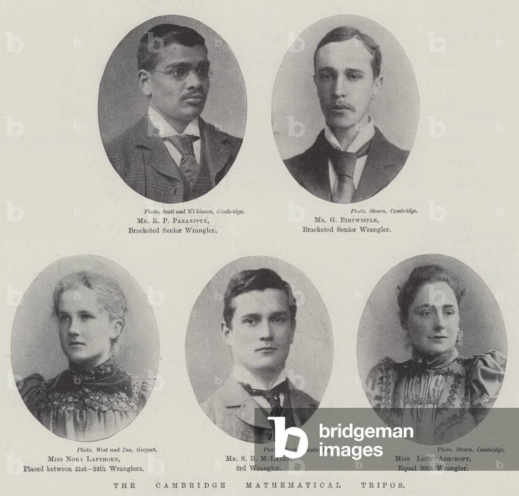 The Cambridge Mathematical Tripos (b/w photo)
