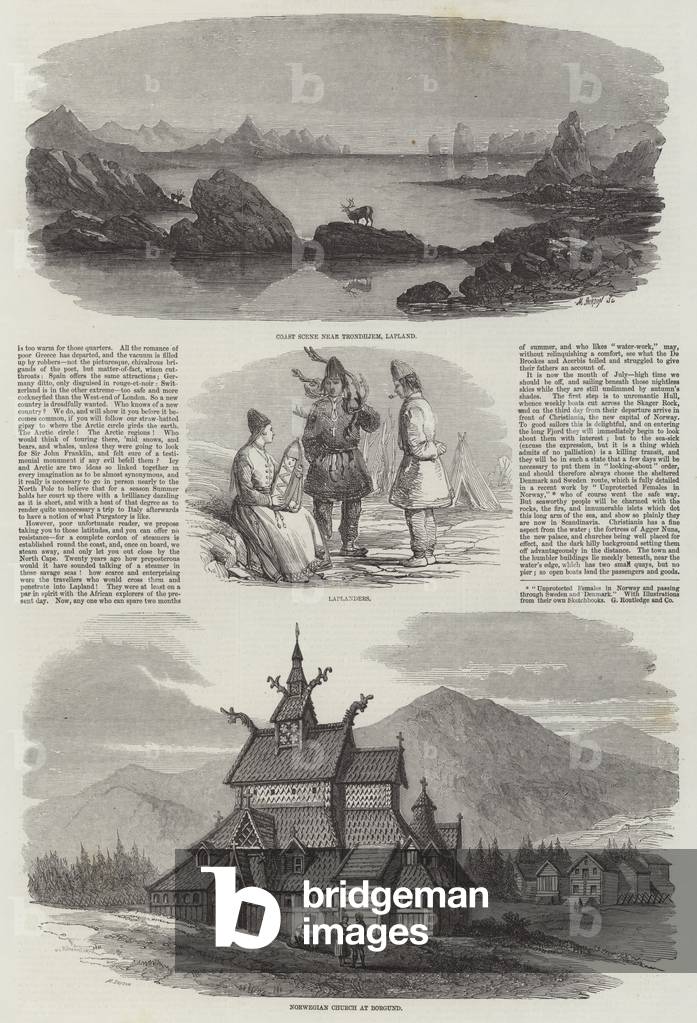 The Travelling Season, Wanderings by our own Gipsy from England to Lapland (engraving)