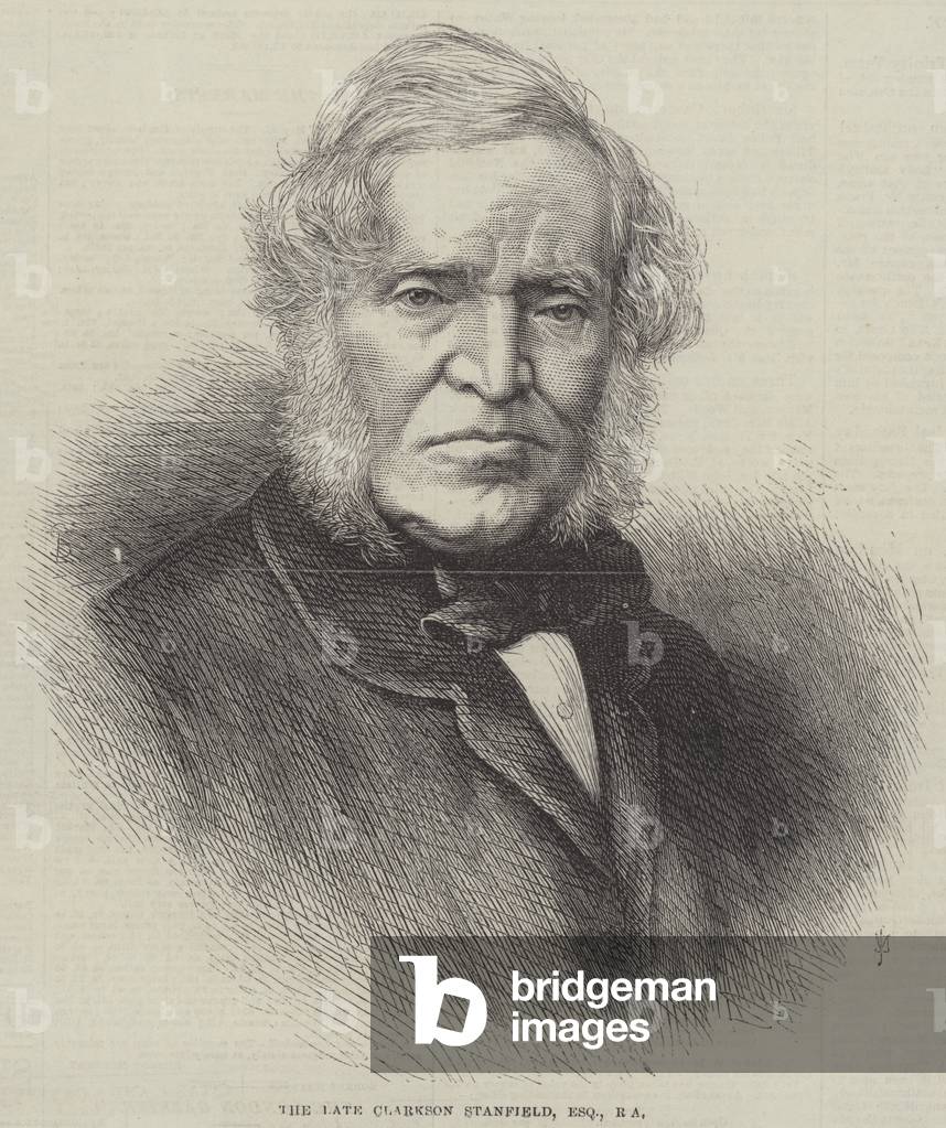 The late Clarkson Stanfield, Esquire, RA (engraving)