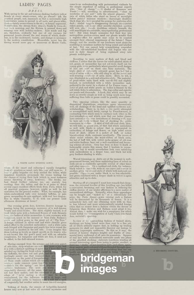 Ladies' Pages, Dress (litho)