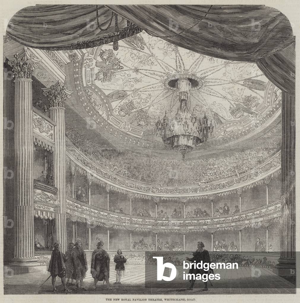 The New Royal Pavilion Theatre, Whitechapel-Road (engraving)