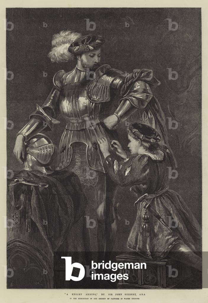 A Knight Arming (engraving)