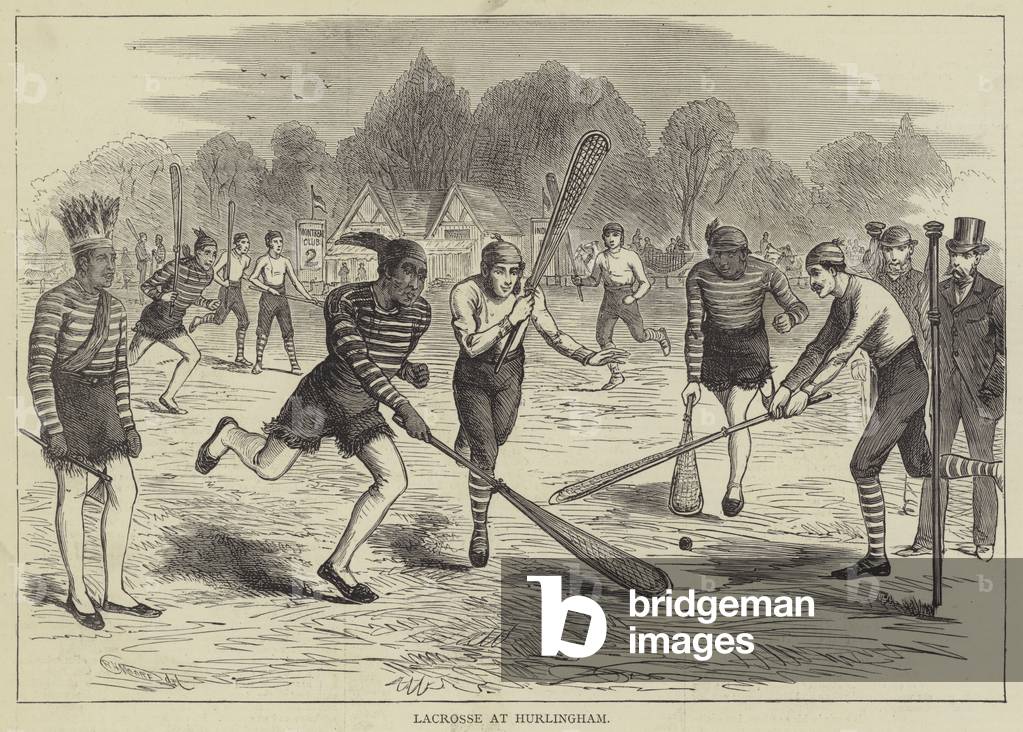 Lacrosse at Hurlingham (engraving)