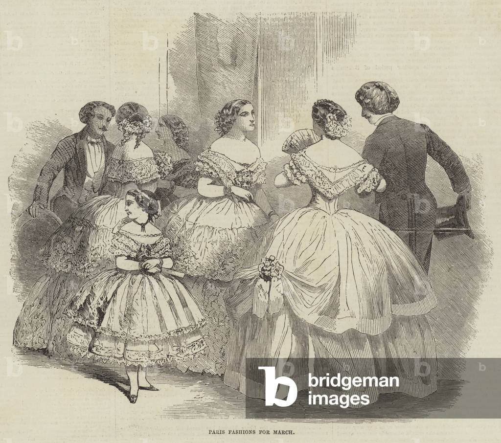 Paris Fashions for March (engraving)