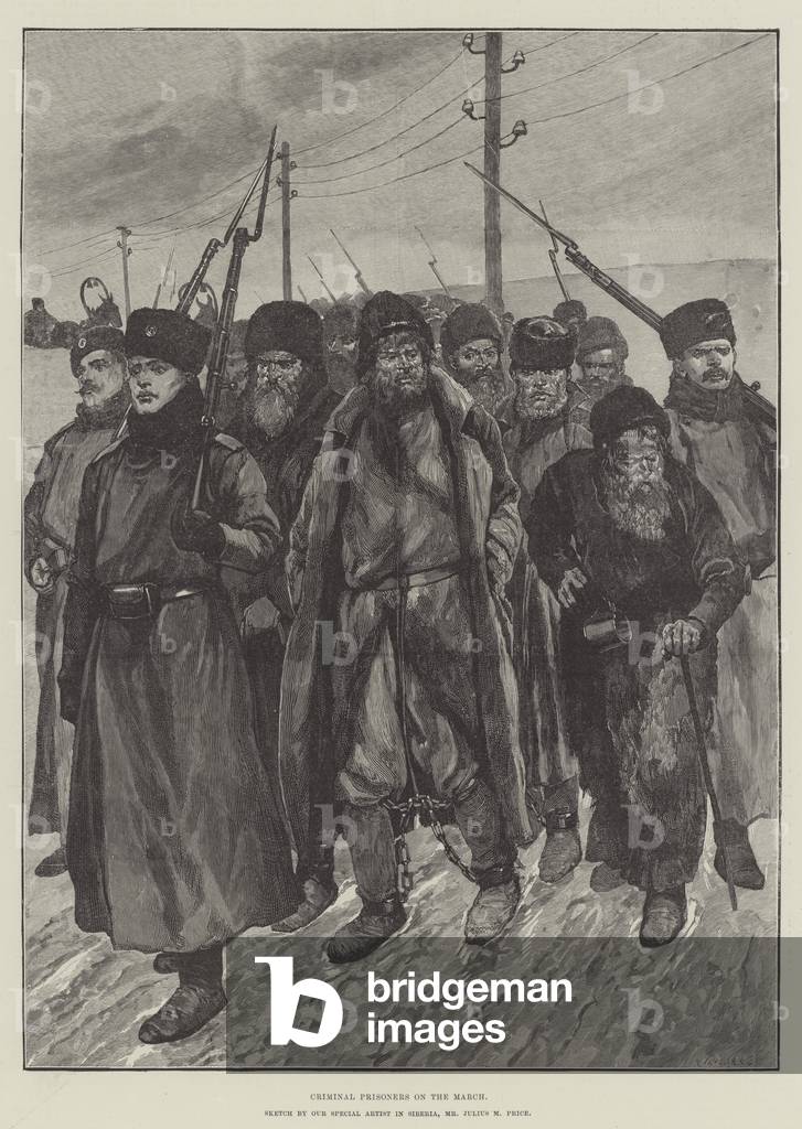 Criminal Prisoners on the March (engraving)