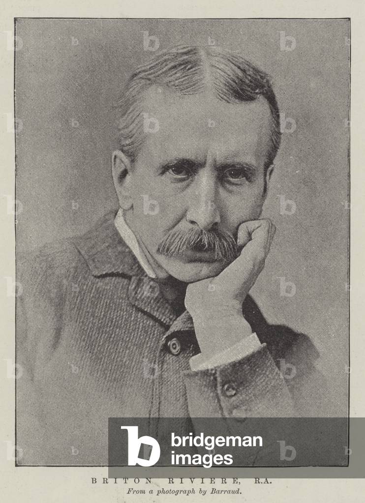 Briton Riviere, RA (b/w photo)