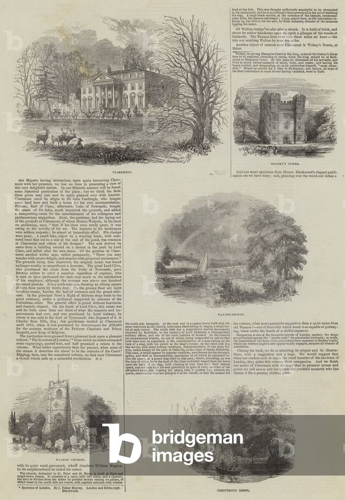 Claremont in Surrey (engraving)