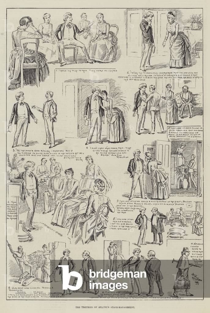 The Troubles of Amateur Stage-Management (engraving)