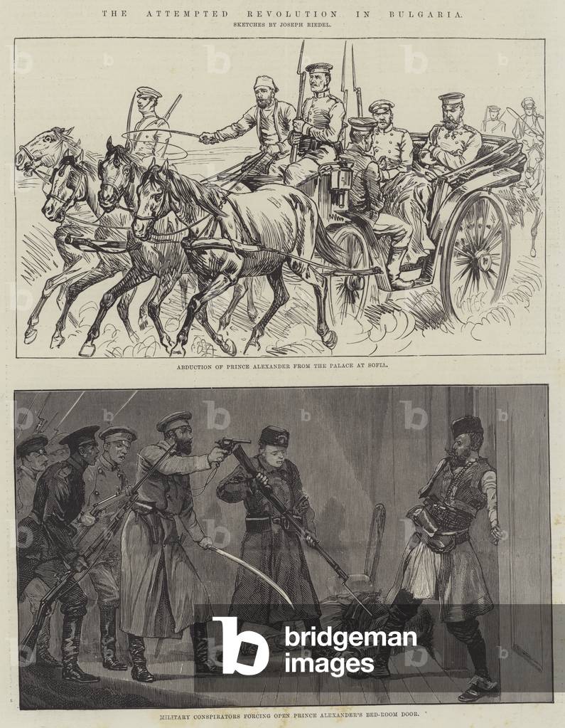 The Attempted Revolution in Bulgaria (engraving)