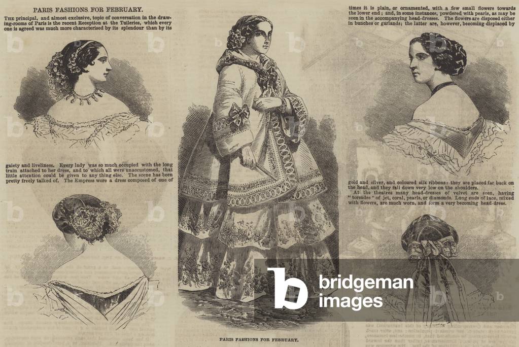 Paris Fashions for February (engraving)