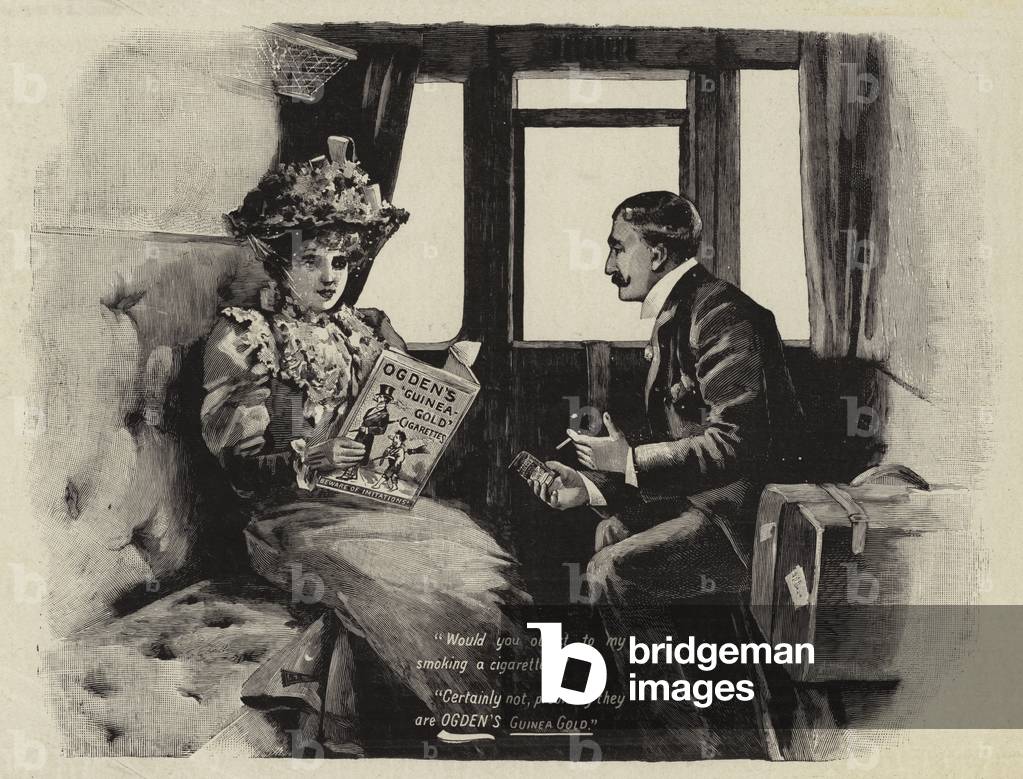 Advertisement, Ogden's Guinea Gold (engraving)