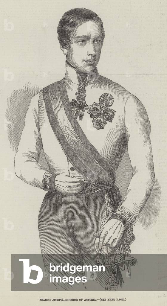 Francis Joseph, Emperor of Austria (engraving)