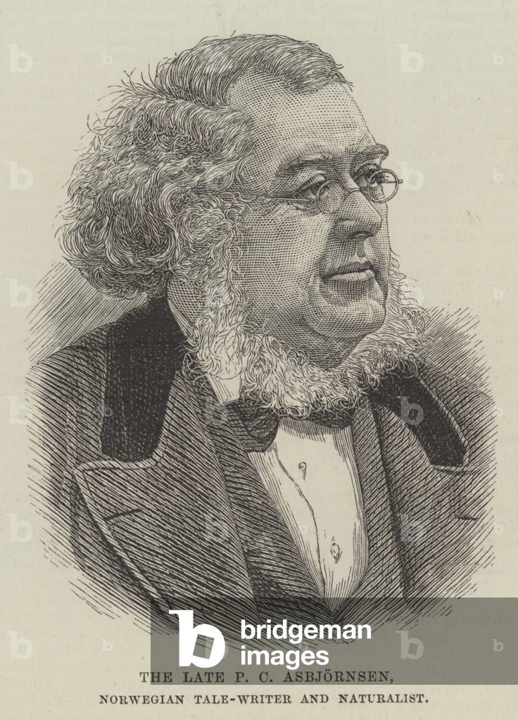 The late P C Asbjornsen, Norwegian Tale-Writer and Naturalist (engraving)