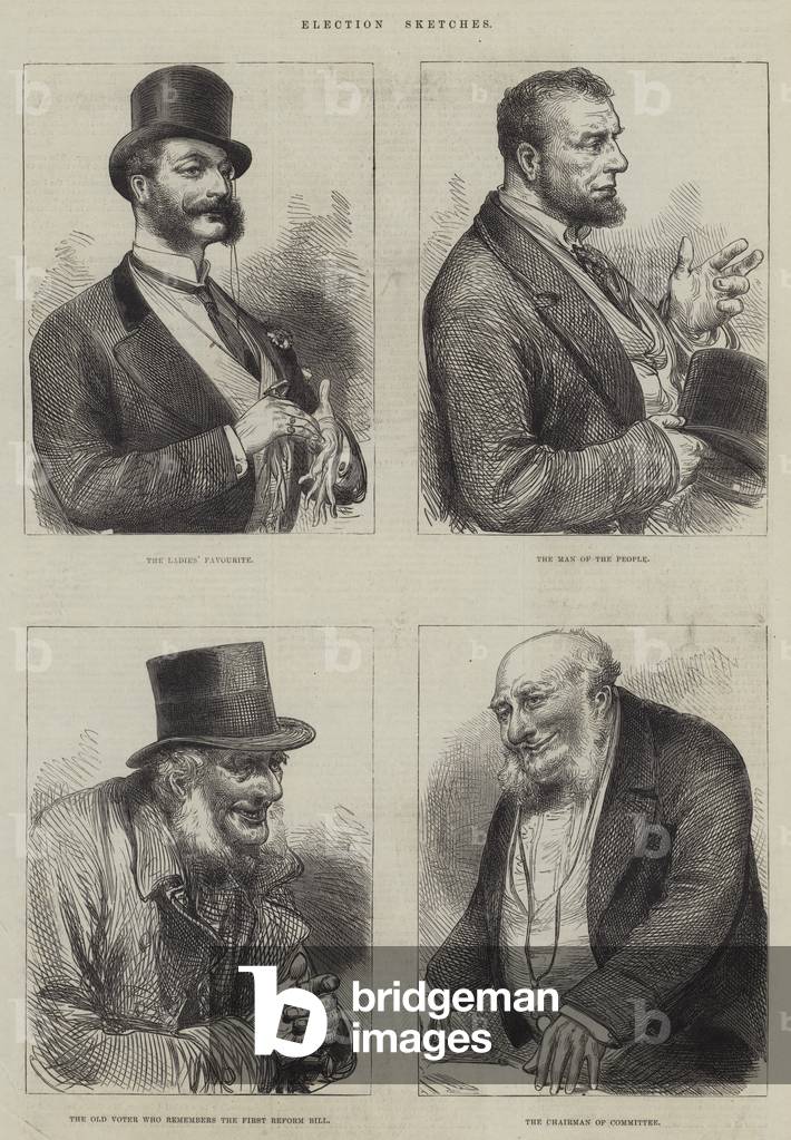 Election Sketches (engraving)