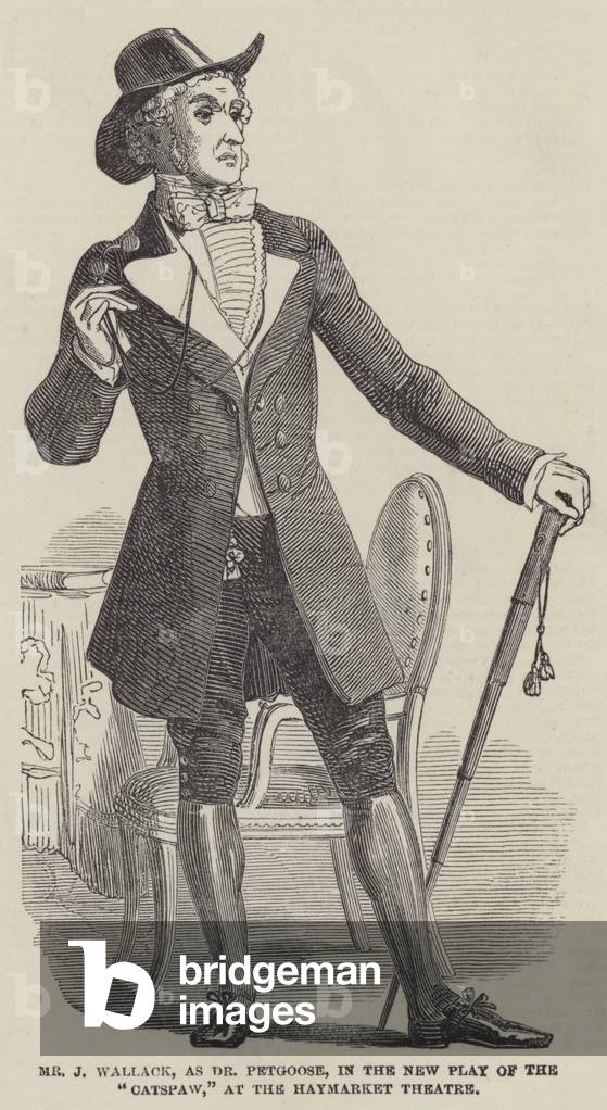 Mr J Wallack, as Dr Petgoose, in the New Play of the 