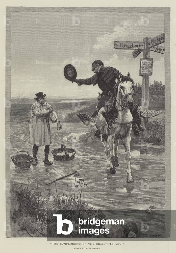 The Compliments of the Season to You! (engraving)