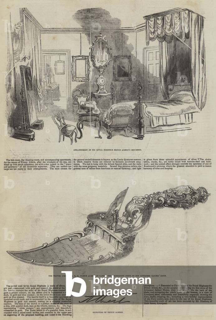 His Royal Highness Prince Albert's Visit to Liverpool (engraving)