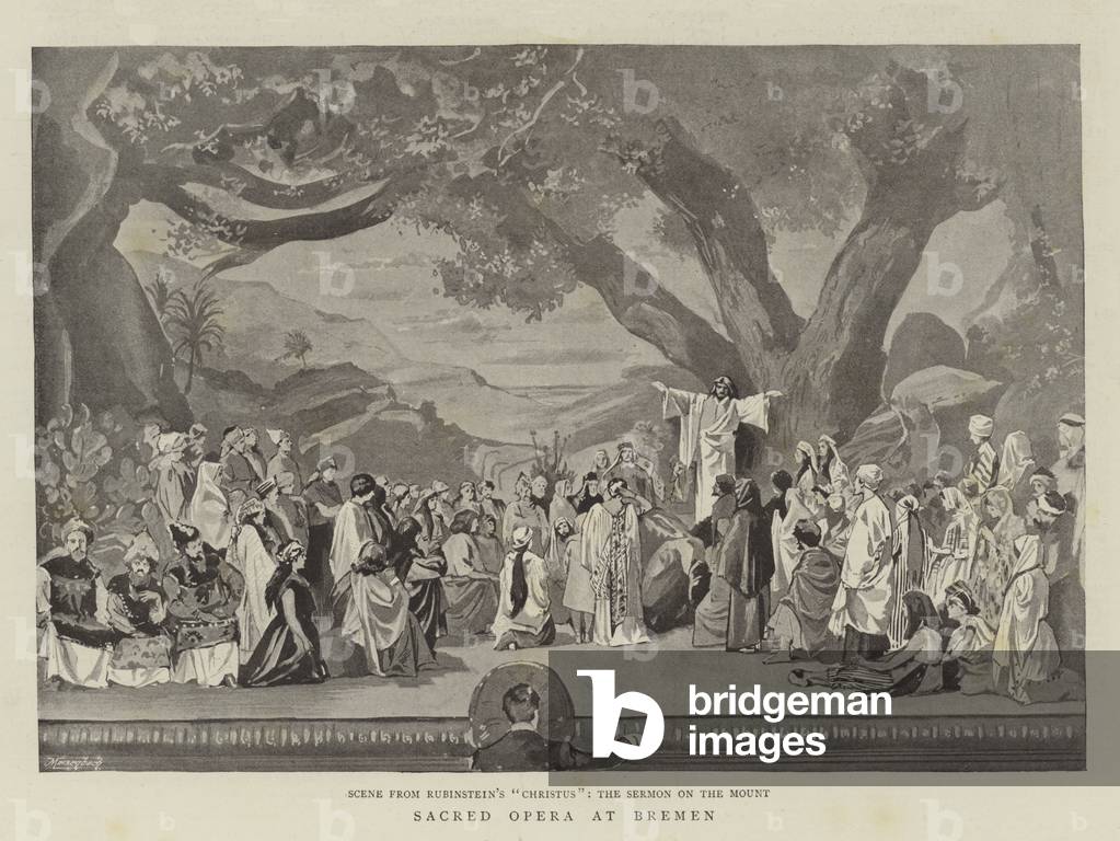 Sacred Opera at Bremen (litho)
