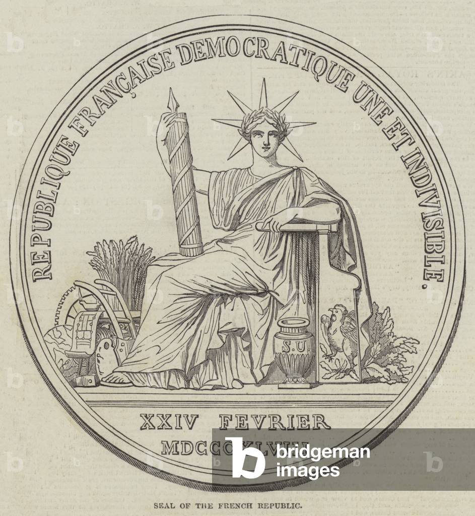 Seal of the French Republic (engraving)