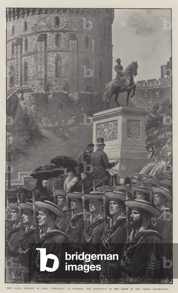 The Naval Brigade of HMS 