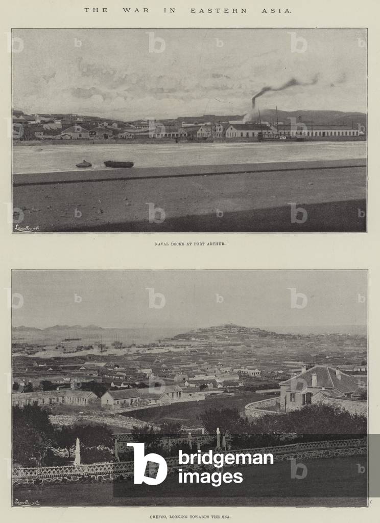 The War in Eastern Asia (b/w photo)