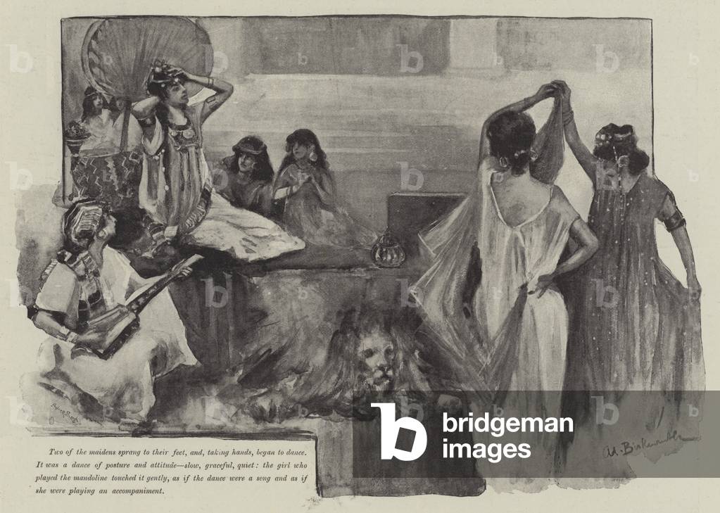 The Rebel Queen, by Walter Besant (litho)