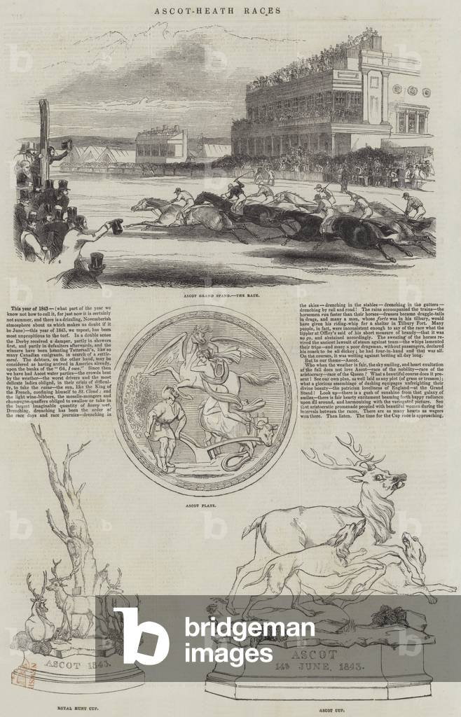 Ascot-Heath Races (engraving)