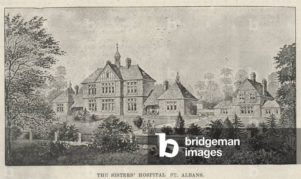 The Sisters' Hospital, St Albans (engraving)