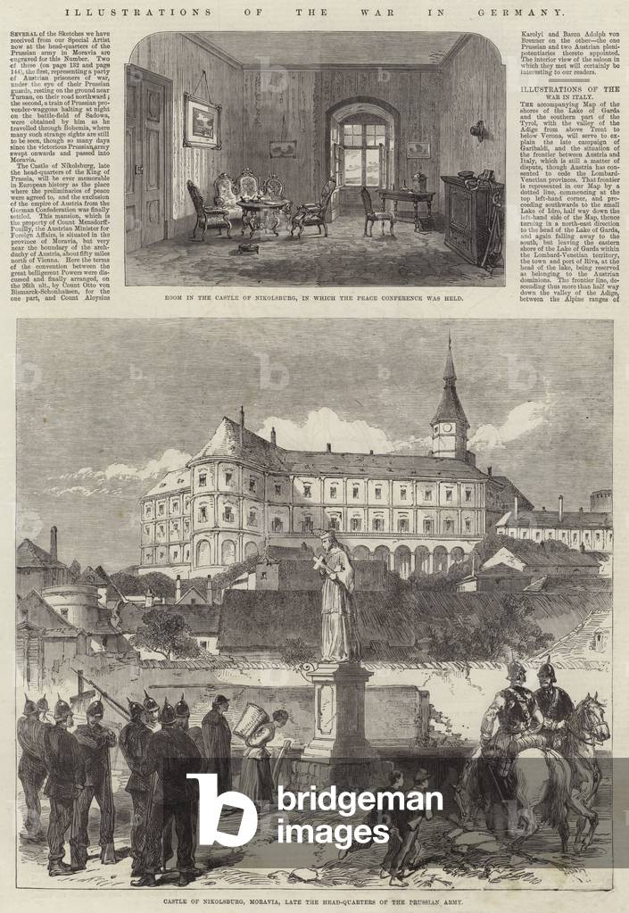 Illustrations of the War in Germany (engraving)
