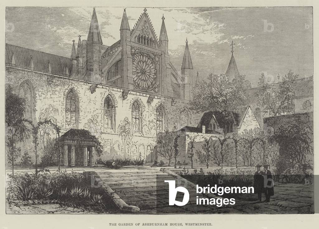 The Garden of Ashburnham House, Westminster (engraving)