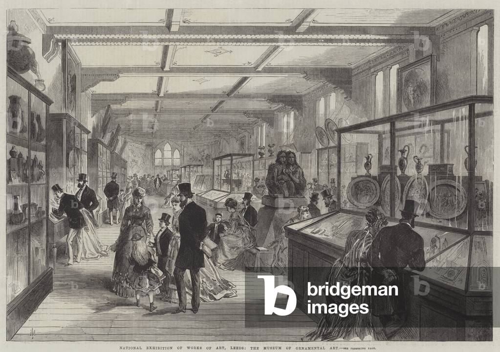 National Exhibition of Works of Art, Leeds, the Museum of Ornamental Art (engraving)