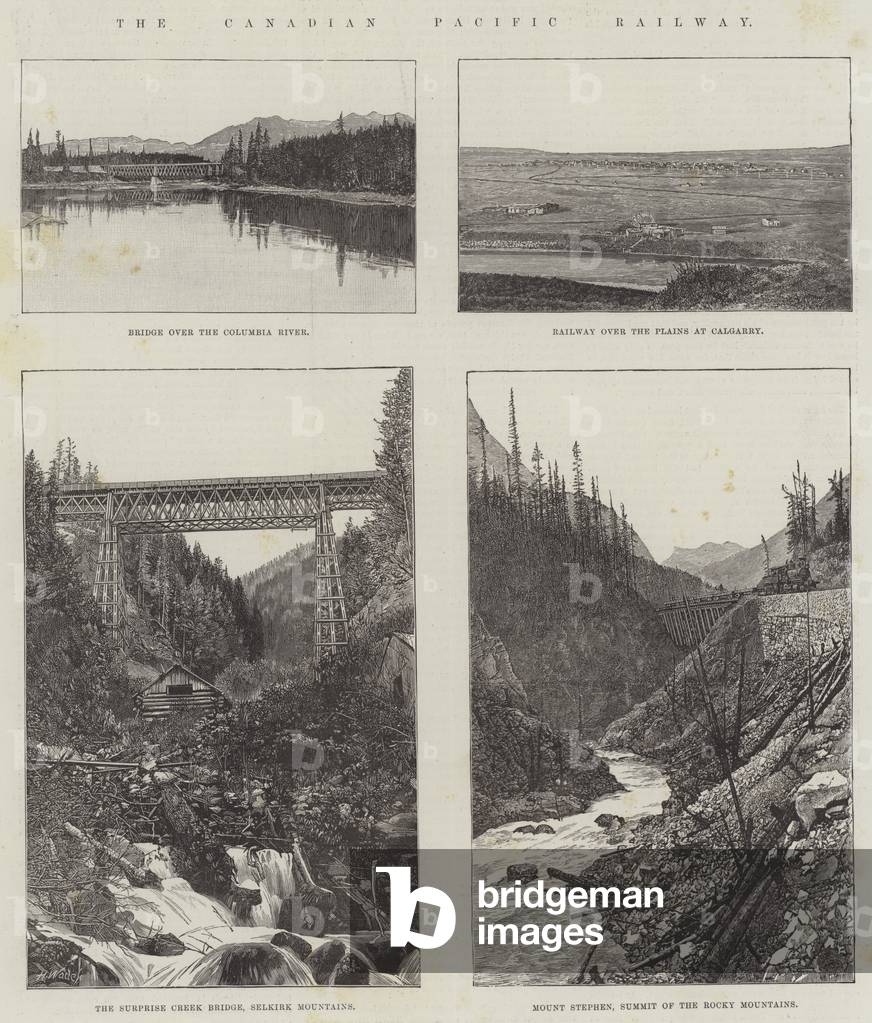 The Canadian Pacific Railway (engraving)