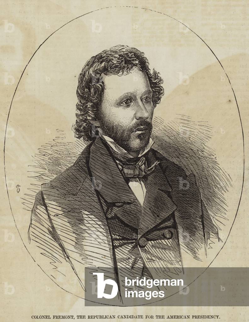 Colonel Fremont, the Republican Candidate for the American Presidency (engraving)
