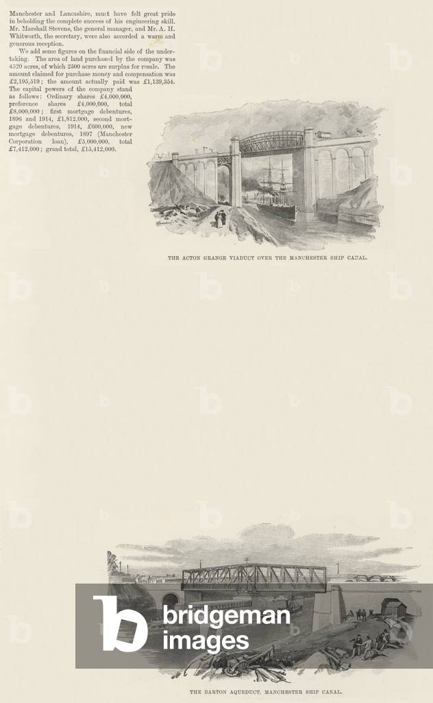 The Manchester Ship Canal (engraving)
