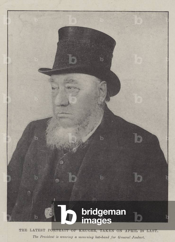 The Latest Portrait of Kruger (b/w photo)