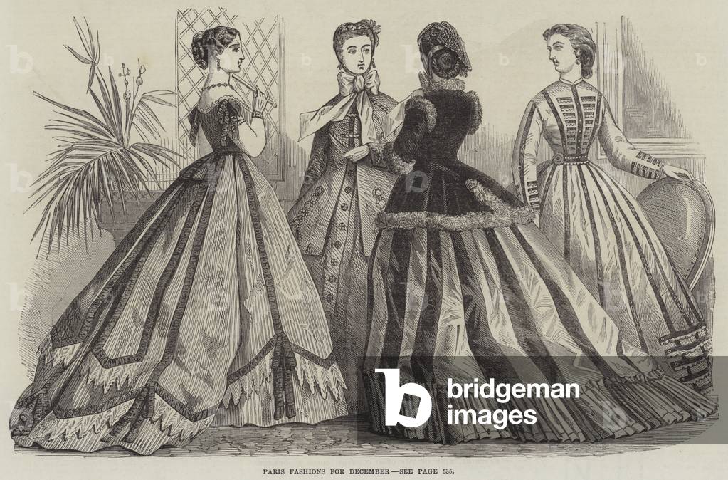 Paris Fashions for December (engraving)