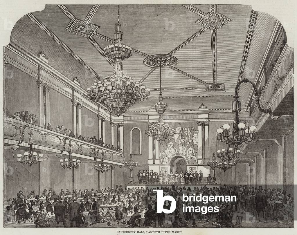 Canterbury Hall, Lambeth Upper Marsh (engraving)