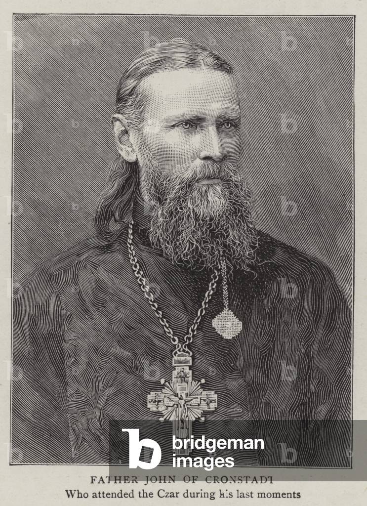 Father John of Cronstadt (engraving)